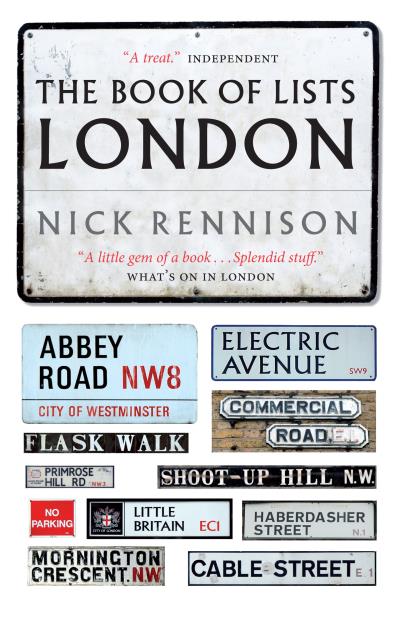 Книга The Book Of Lists London (Nick  Rennison)