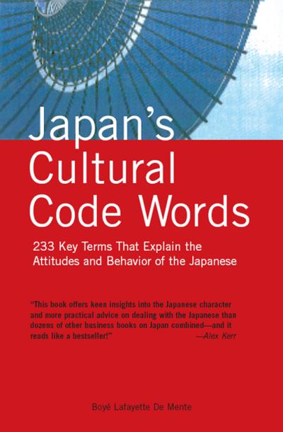 Книга Japan's Cultural Code Words (Boye Lafayette De Mente)