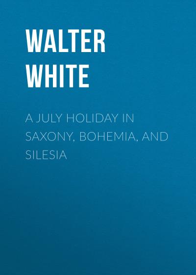 Книга A July Holiday in Saxony, Bohemia, and Silesia (Walter White)