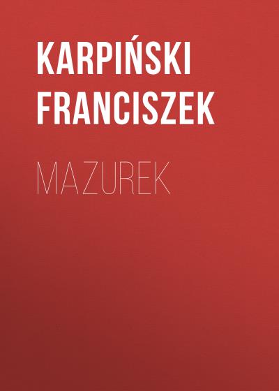 Книга Mazurek (Karpiński Franciszek)