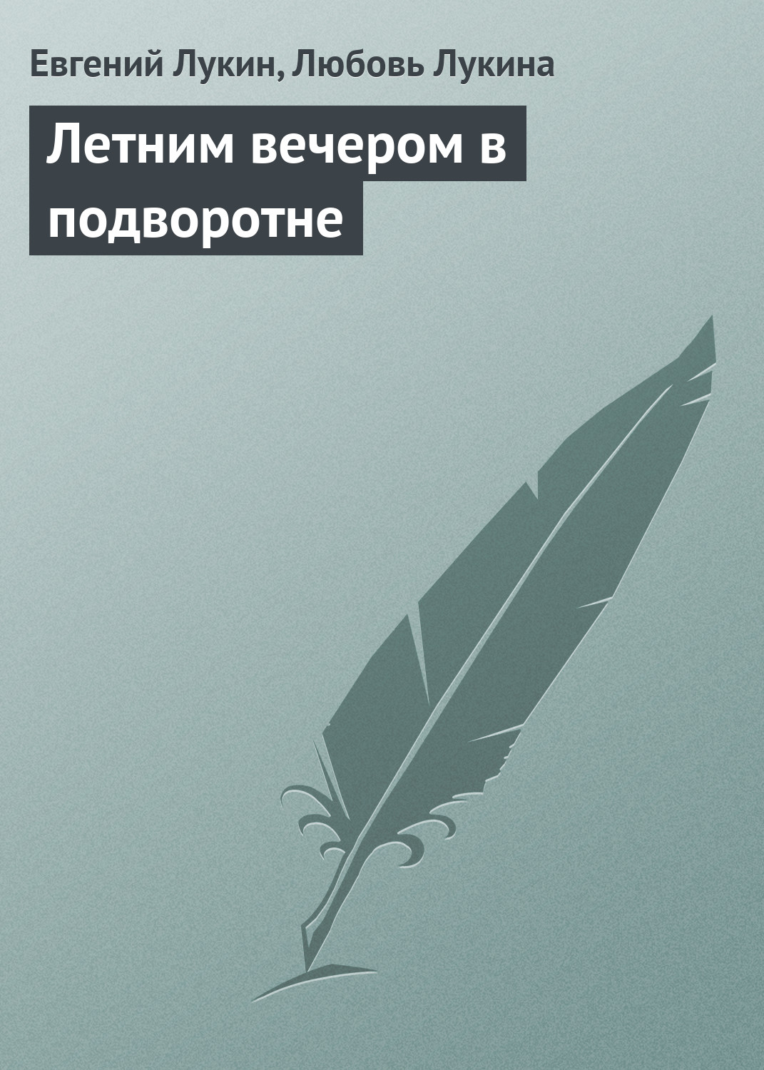 Книга Летним вечером в подворотне  (Евгений Лукин, Любовь Лукина)