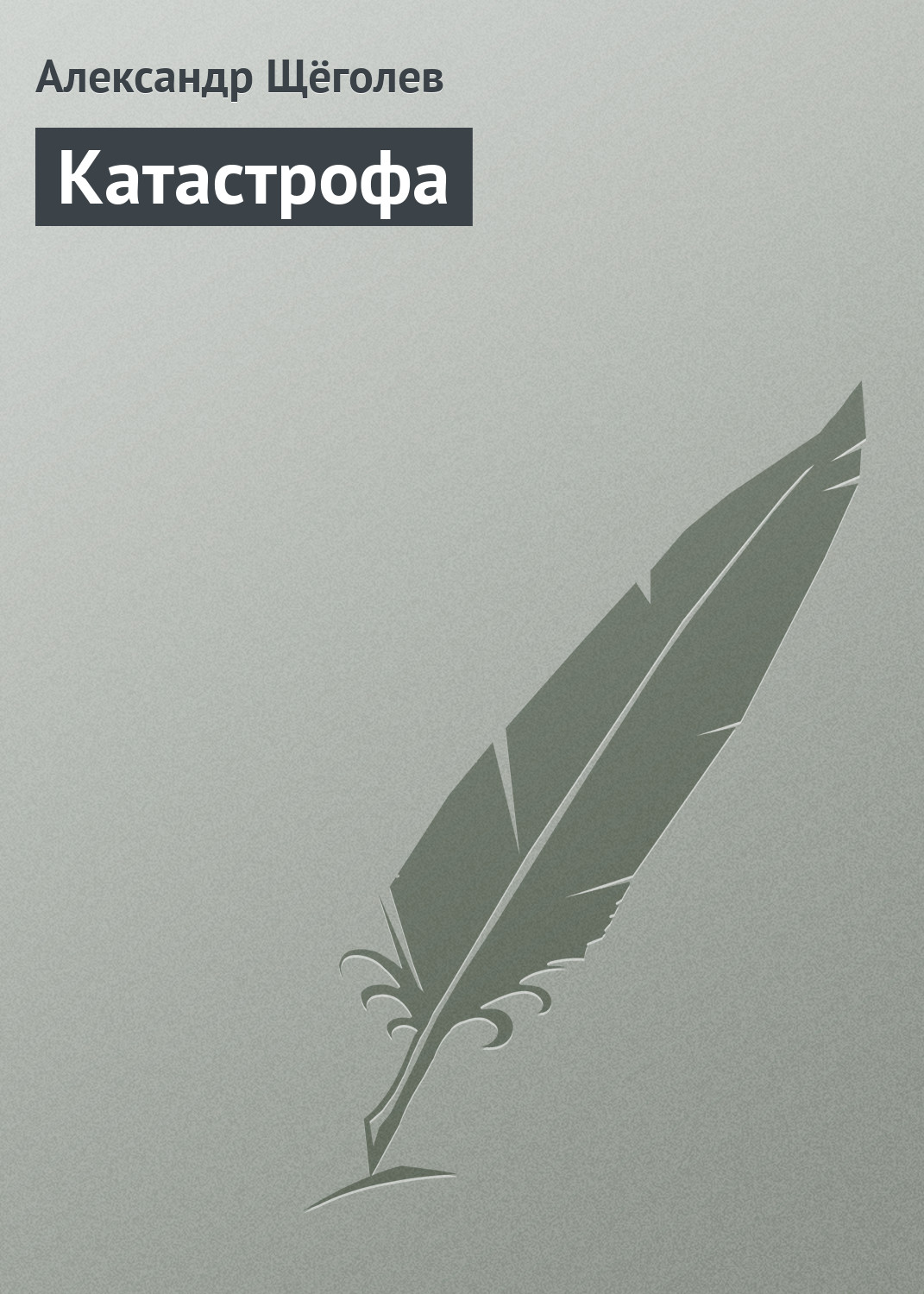 Книга Катастрофа (Александр Щёголев)