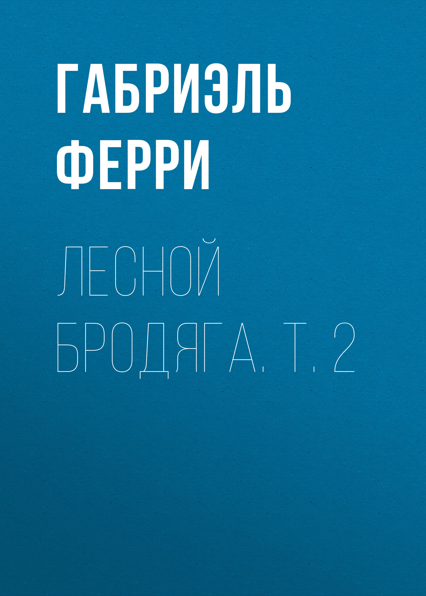 Книга Лесной бродяга. Т. 2 (Габриэль Ферри)